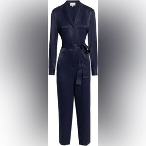 3.1 Phillip Lim Navy Silk Jumpsuit